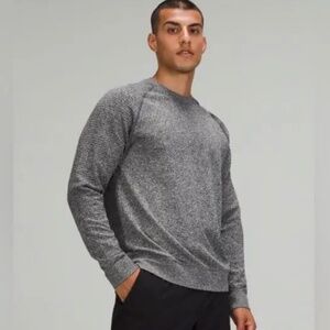 Lululemon Sweater Mens Large Gray Engineered Warmth Crew Neck Pullover Thermal